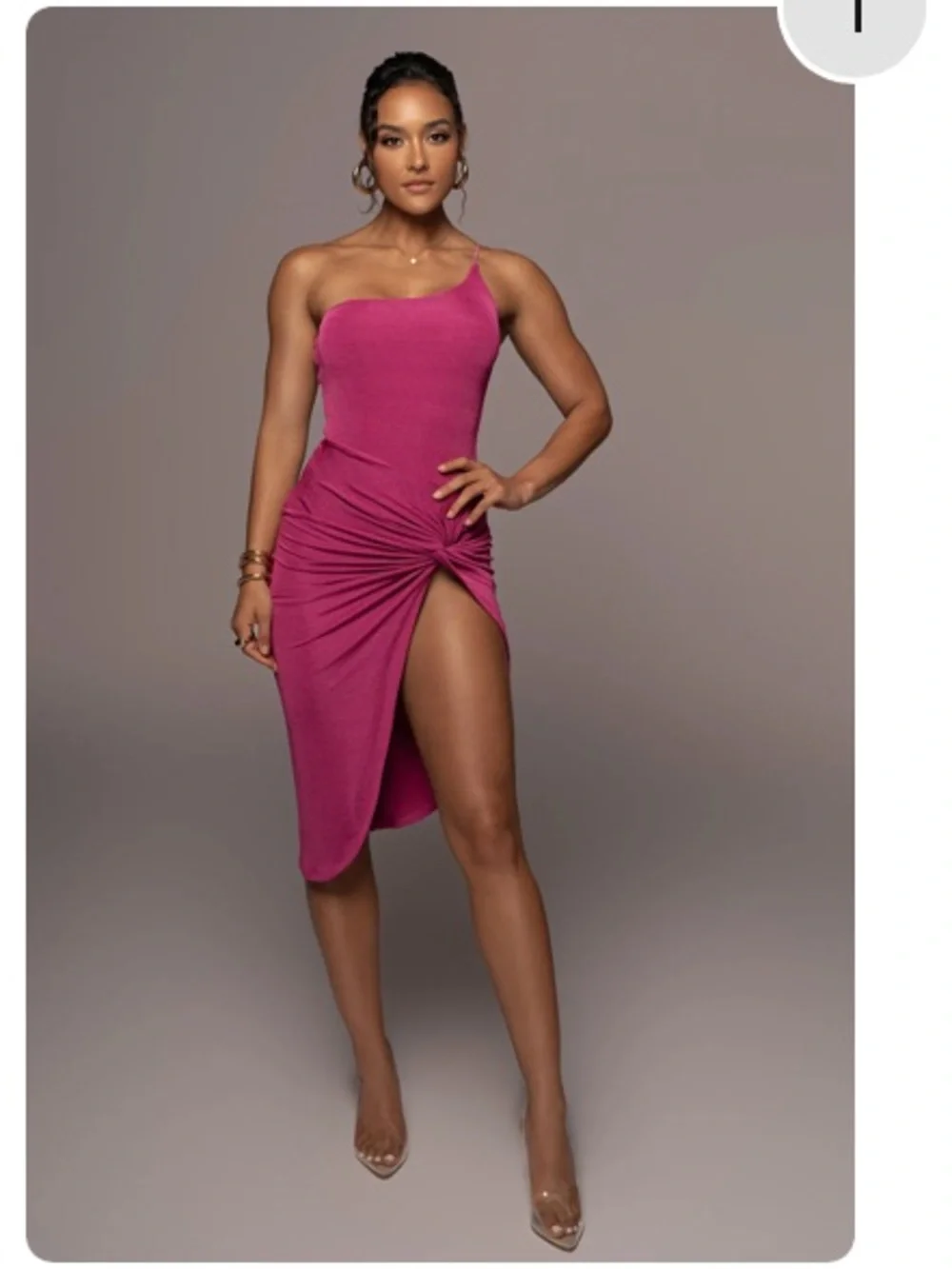 JLUXLABEL Pecan Two-Piece Skirt Set - Fuchsia
